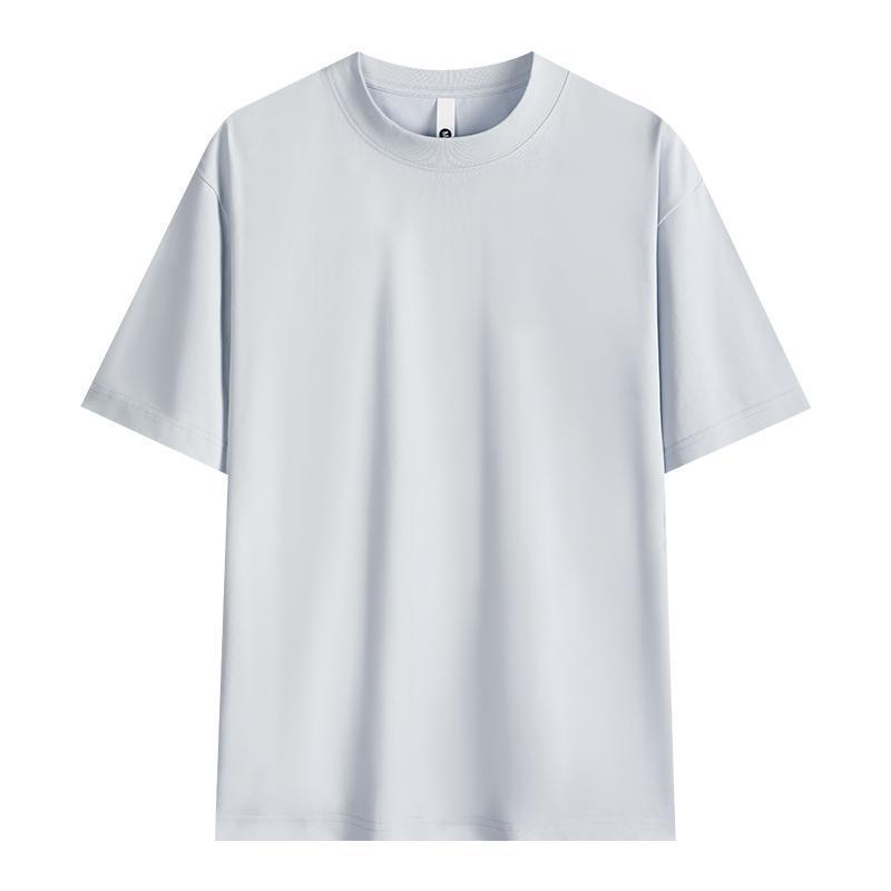 Новая мужская футболка Sorona Cool Antibacterial Quick-Dry UV Protection Single Color с коротким рукавом 250 г