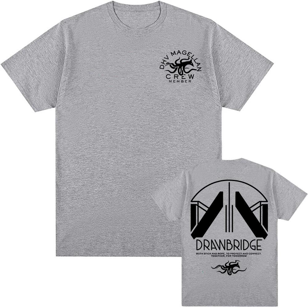 Футболки для членов экипажа DHV MAGELLAN Игра DEATH STRANDING 2 on The Beach Футболка Модный Дизайн Графическая Печать Футболки Унисекс Одежда Летние Аниме Топы