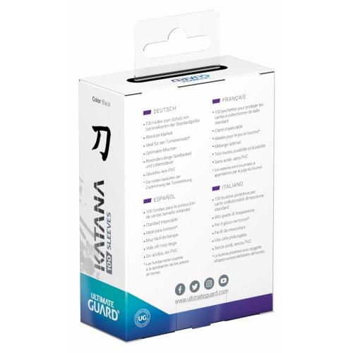 Чехол Ultimate Guard Katana, стандартный размер, 100 карточек, черный