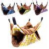 Double Level Small Pet Hamster Squirrel Parrot Hanging Warm Hammock Nests Cage