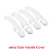 Car Decoration White Door Handle Cover For Volkswagen Caddy T5 T6 Caravelle Multivan 2003-2015 Cars Accessories Exterior Styling