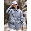 2024 Letter Long Sleeve Shirt Japanese Hong Kong Style Ins Loose Shirt Boys Summer Trendy Versatile Casual Coat