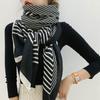 Accessories Bag Decoration Wraps Striped Korean Style Scarves Printed Scarf Silk Scarf Female Shawl