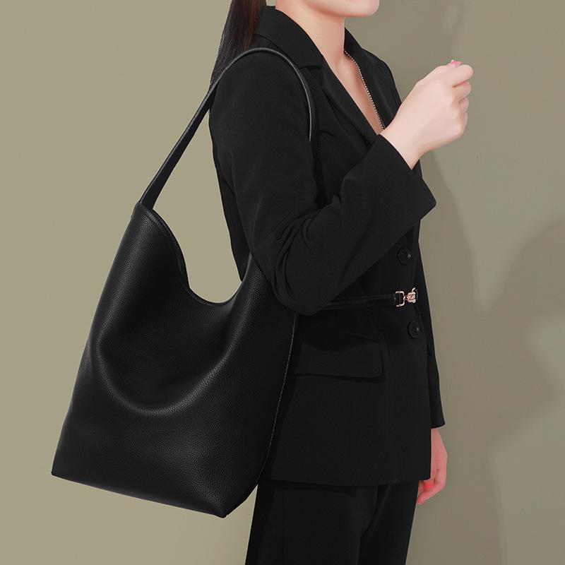 Сумка-ведро, женская летняя новая винтажная сумка из искусственной кожи на одно плечо, большая вместимость, универсальная модная сумка для поездок на работу