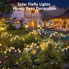 Solar Garden Lights - 2 Pack 16LED Solar Bee Firefly Lights with 2 Lighting Mode, Sway by Wind, Waterproof Solar Decorative Outdoor Lights for Yard