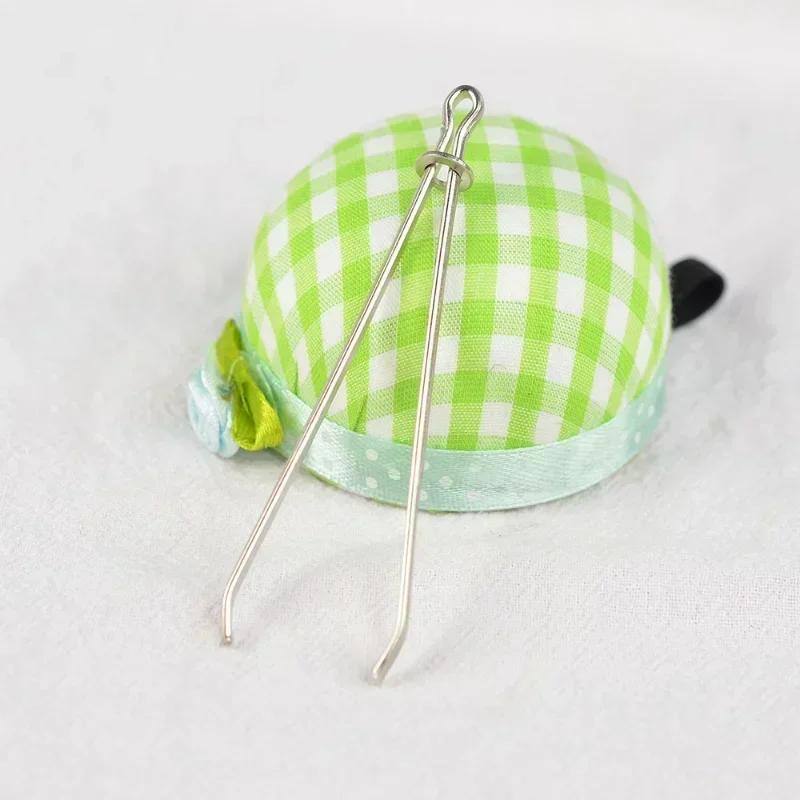 2 шт. Зажимы для одежды Швейные инструменты Эластичная лента Пробойник Нитевдеватель для вышивания крестом Устройство для продевания нити Новые