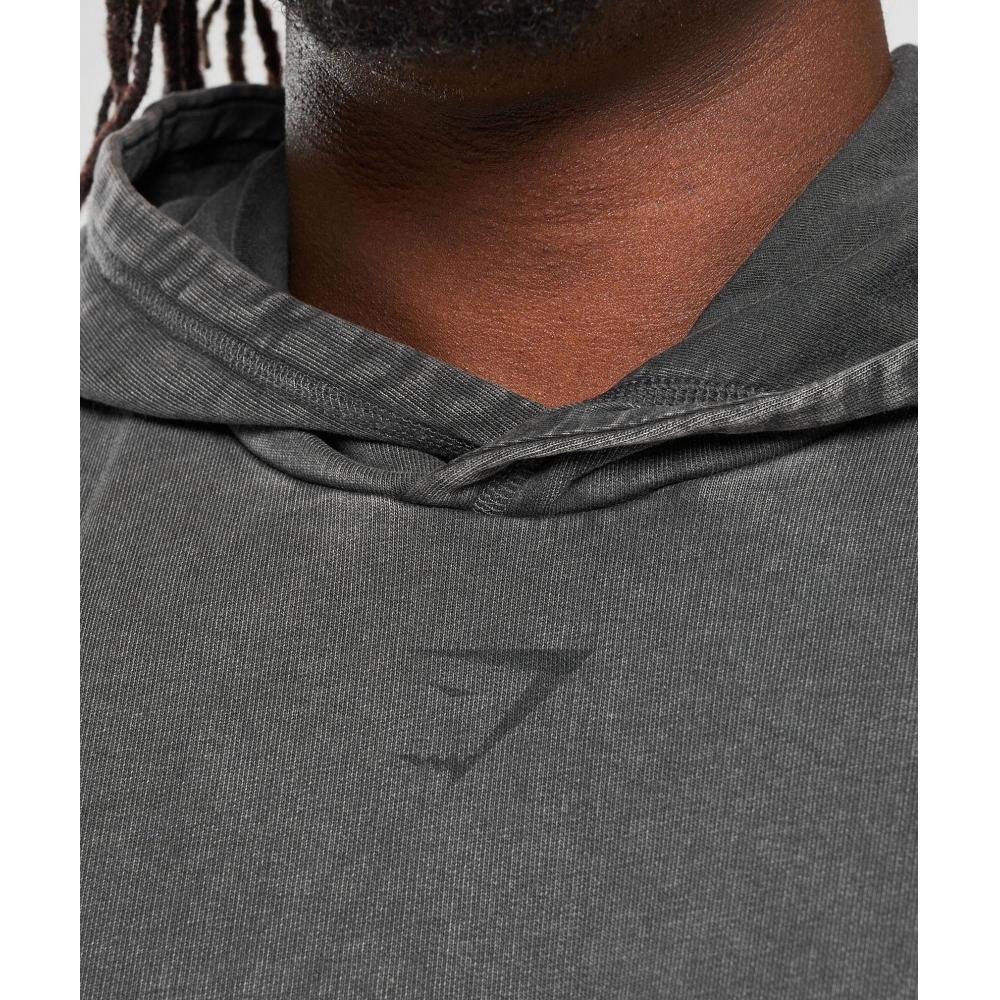 Gymshark Толстовка Heritage Washed Onyx Grey A4a7j Gb8n