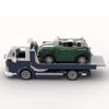 Bricklink Технический Автомобиль 10220 VW T1 Прицеп Подходит для Мини-Масштаба Эвакуатор 6 Шипов Широкие Автомобили Наборы Строительные Блоки Детские Игрушки Подарок
