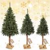 KADAX Artificial Christmas Tree On a Trunk 220 Cm Natural Spruce
