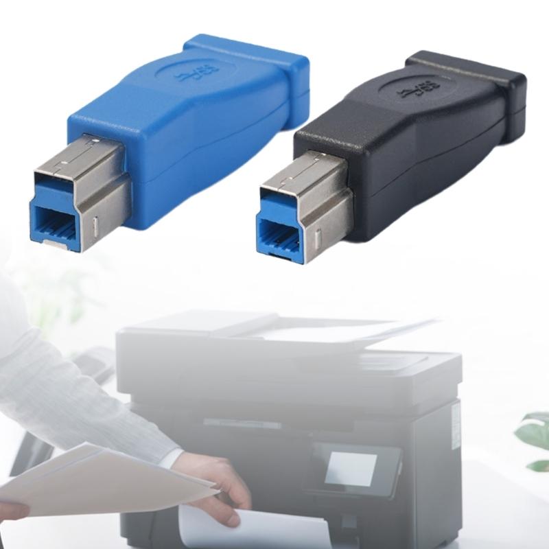 USB B3.0 Male To Type C Female Converters for Fast Data Transmission Charging for Printer and External Hard Disks