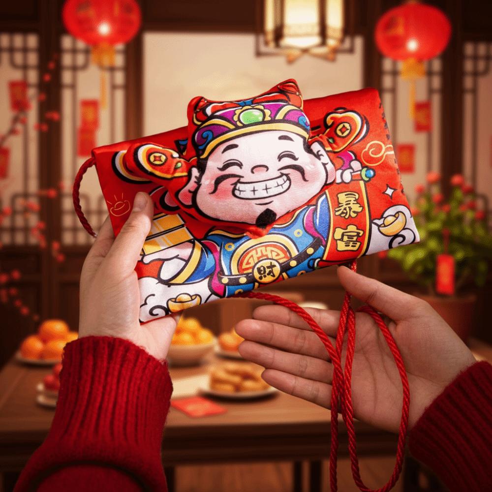 Cartoon Red Envelope Bag Traditional Bless Fortune Pocket Cute Hongbao Children's Use