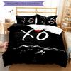 3pcs The Weeknd After Hours pattern bedding set duvet cover set includes duvet cover &pillowcases, perfect all season bedroom decoration & gift