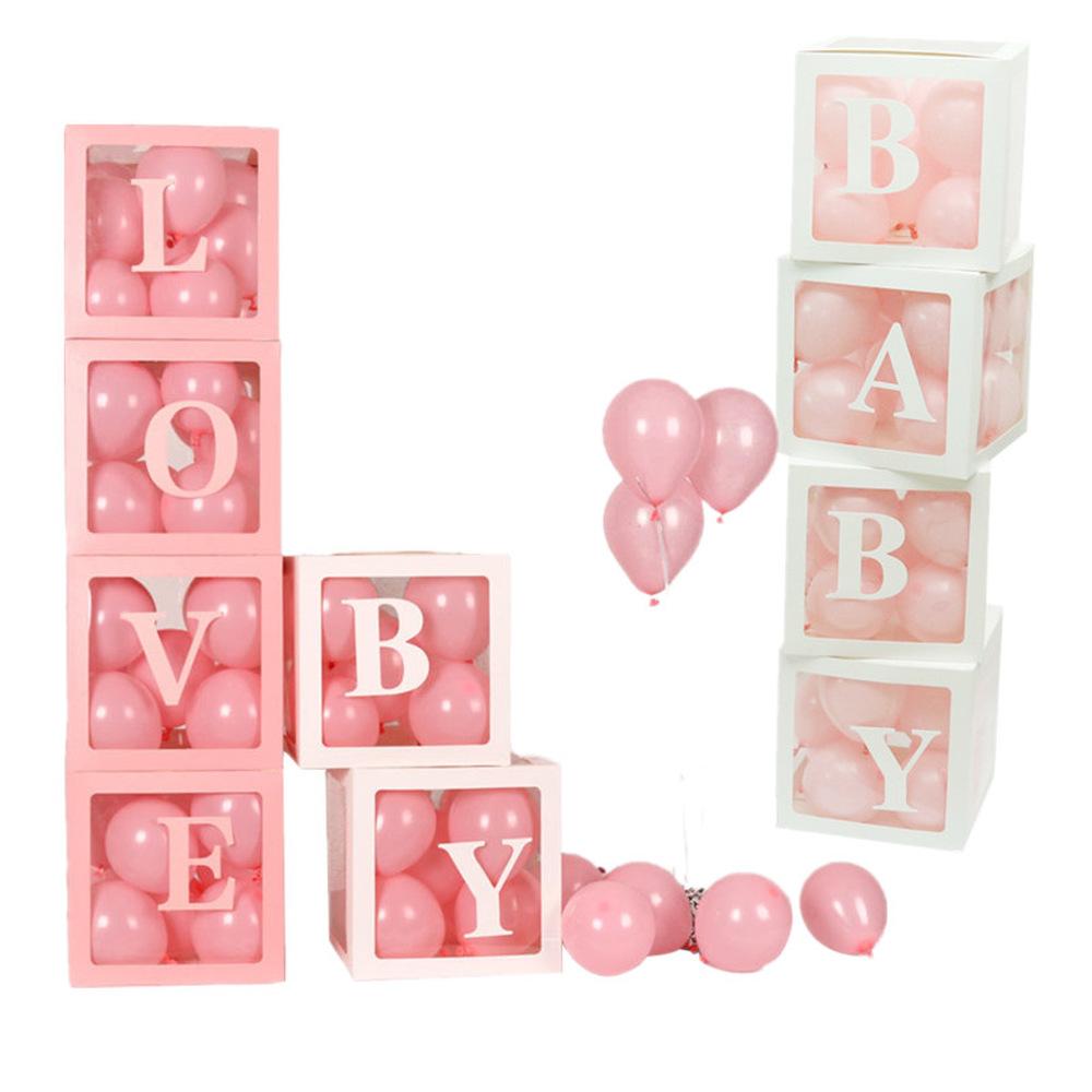 Love Transparent Balloon Box Birthday Party Surprise Box Baby Balloon Box Proposal Confession Arrangement