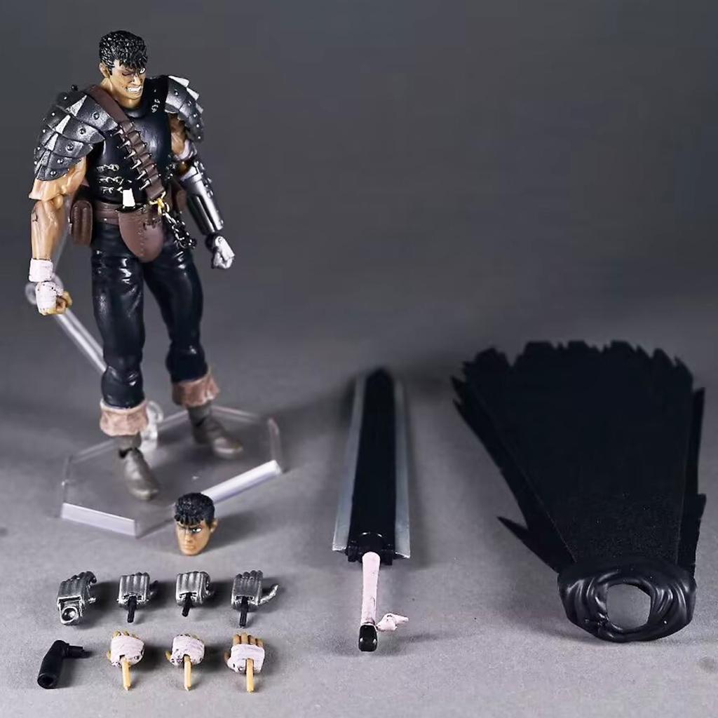 В наличии Фигурка Берсерк Гатс Фигурки Действия Figma 359 Фигурка Кукла Декора Статуэтка Коллекция на Стол Модель Игрушки Подарки на День Рождения Ребенку