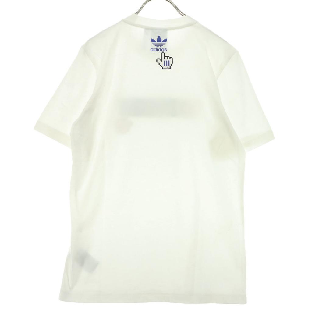 Adidas Принт Футболка с коротким рукавом XS белая Мужская Б/У