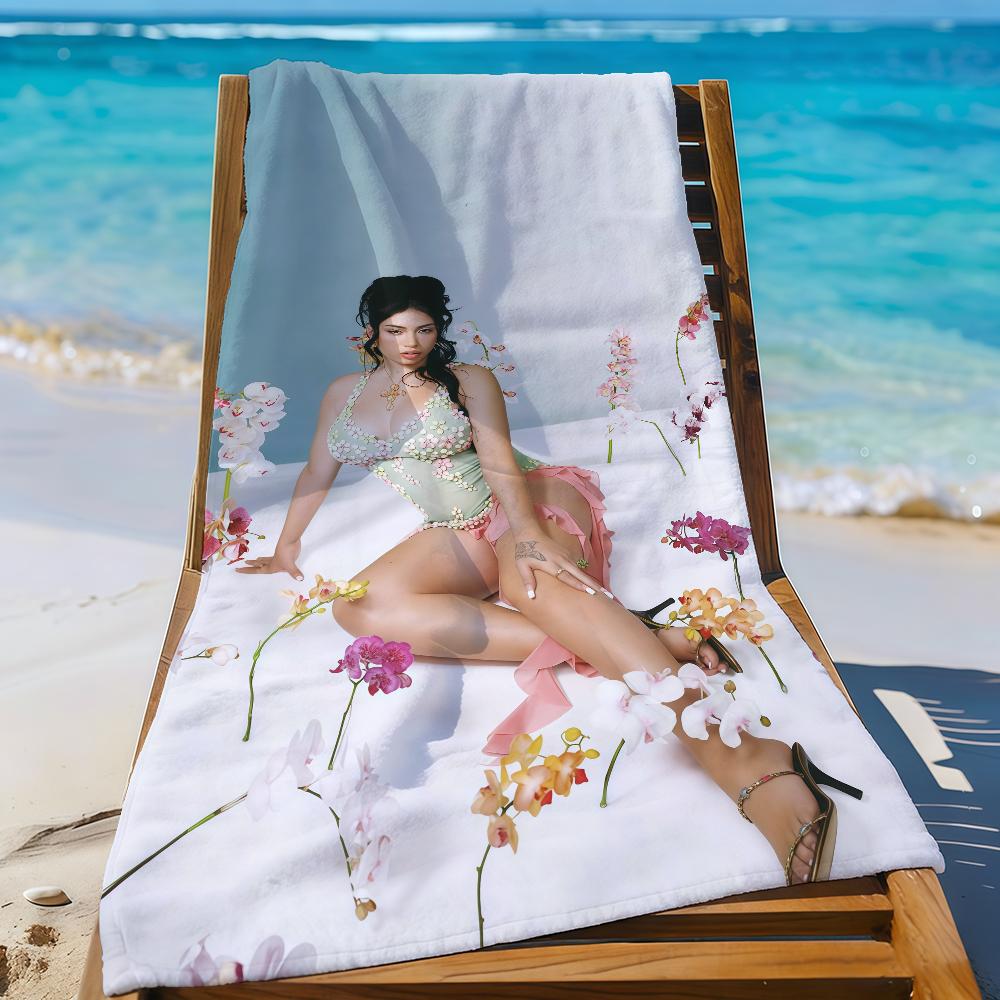 Singer Kali Uchis Sincerely Towel Sports Quick Dry Travel Camping Gear Sandproof Soft Light Large Beach Towel
