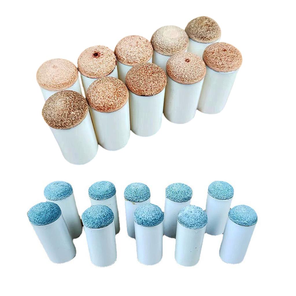 10Pcs Slip-on Billiards Cue Tips Protector Pool Cue Stick Replacement Cover Billiard Snooker Accessories Enduring