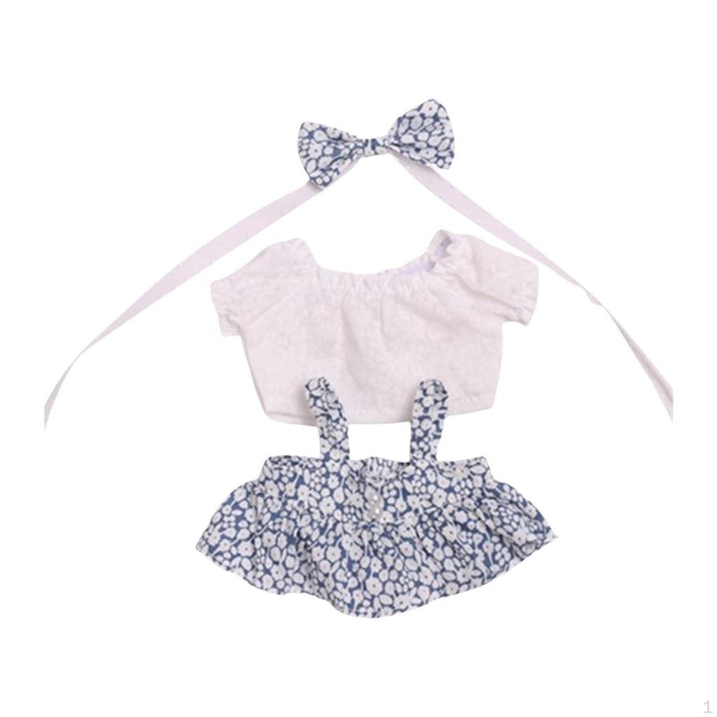 20cm Dolls Clothes Doll Clothing Comfortable Decoration Replacement Dress Up Outfit for Gifts