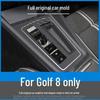 Volkswagen Golf 8th Gen Interior Carbon Fiber Center Console Wrap Sticker, 2021, Free Replacement If Damaged