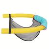 Water Floating Lounge Chair Pool Float Mesh Seat with Foam Tube Frame Durable Lightweight for Relaxing on Water 6 5x150cm