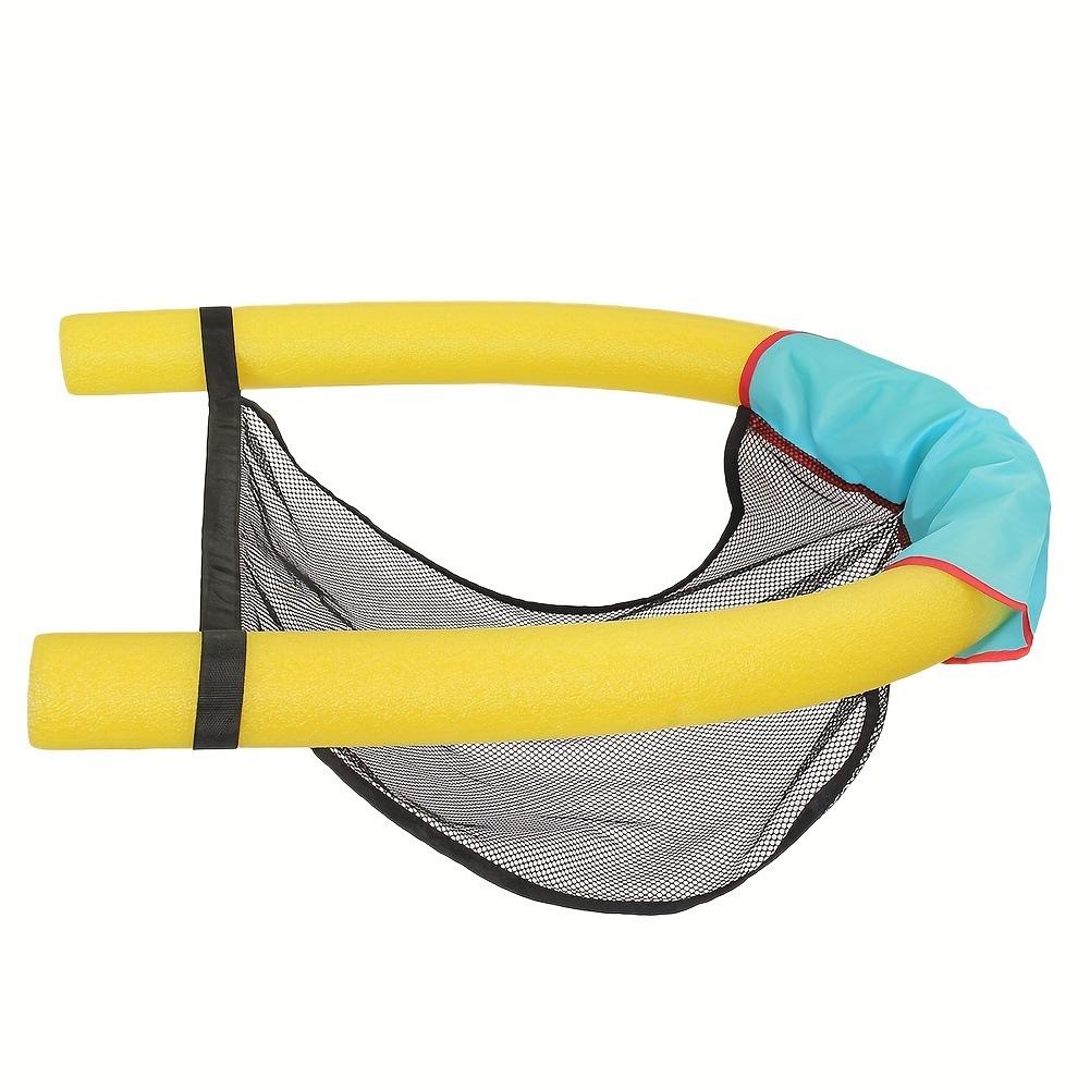 Water Floating Lounge Chair Pool Float Mesh Seat with Foam Tube Frame Durable Lightweight for Relaxing on Water 6 5x150cm