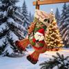 Christmas Stockings for Tree Decorations Riding Reindeer Stocking, Plush Xmas Gift Sack with Santa Snowman Figure, Hanging Hangings Kids