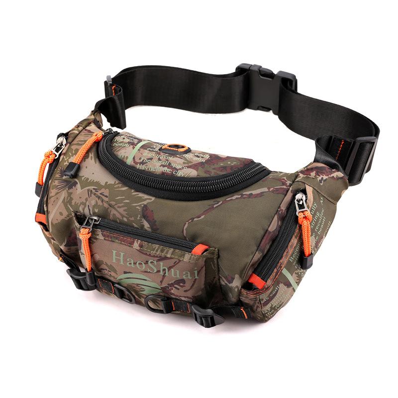 Multifunctional Outdoor Fanny Pack Sports Men's Shoulder Messenger Bag Waterproof Breast Bag Cycling Mountaineering Large-capacity Fanny Pack