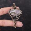 Rose Quartz Gemstone Pendant Copper Wire Wrapped Rose Quartz Jewelry Handmade Pendant Brand New Pendant Copper Wire Wrapped Pendant For Gift