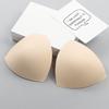 1pair Bikini Triangle Cups Chest Push Up Insert Foam Pads for Swimsuit Padding Removeable Bra Pads