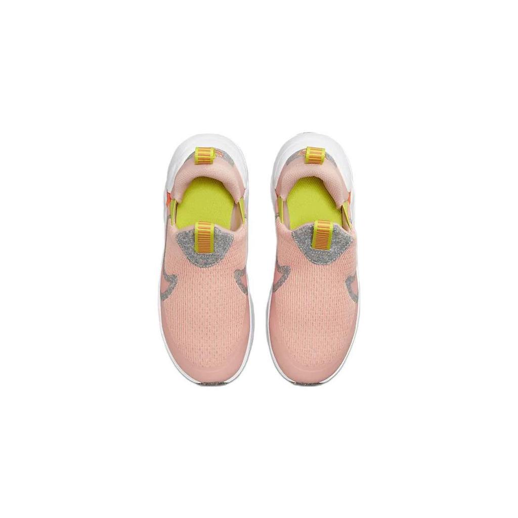 Nike Кроссовки для бега Flex Plus 2 SE, удобные, износостойкие, дышащие, низкие, розово-серые, детские, FB8909-800