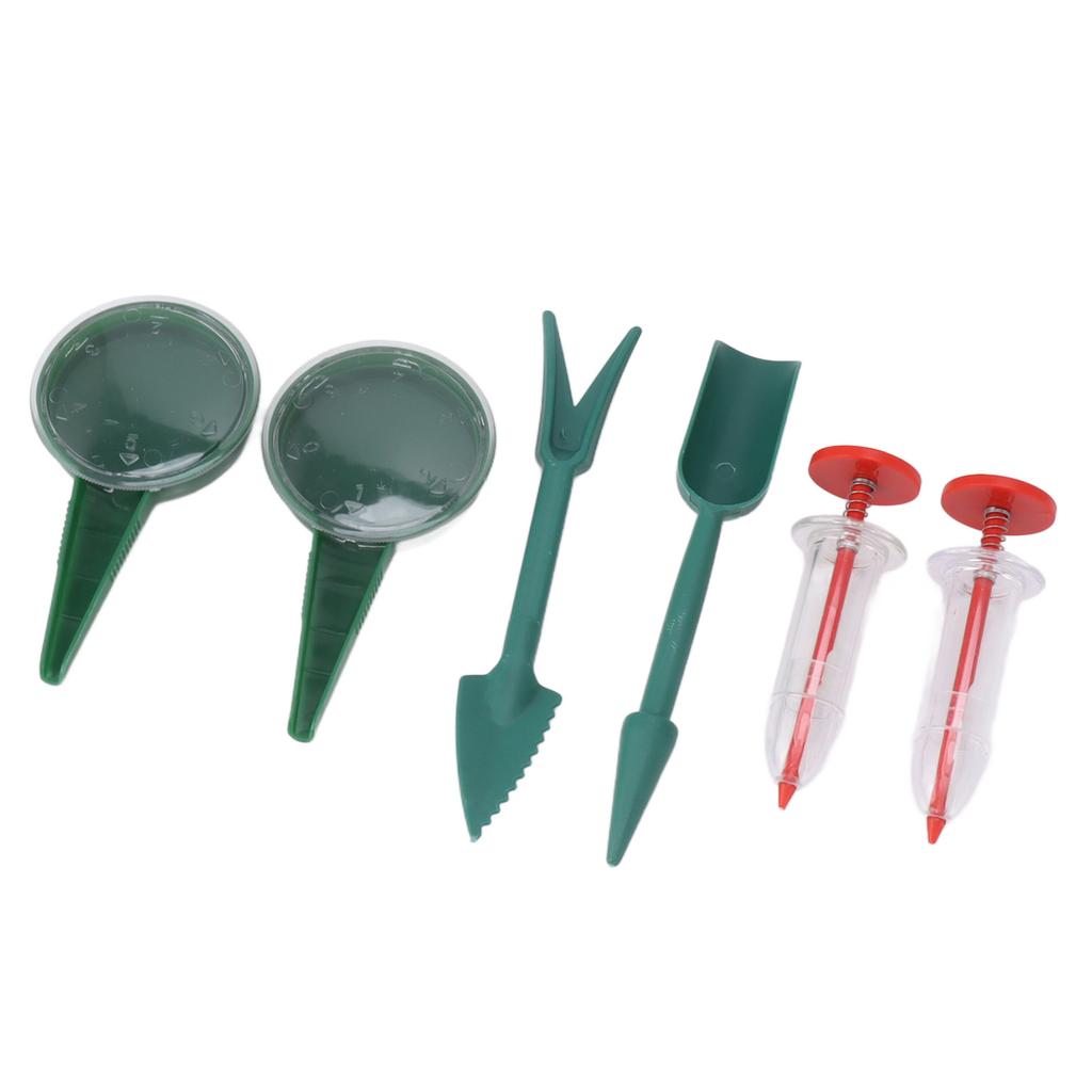 6 Piece Set Mini Sowing Seed Dispenser Portable Handheld Seed Spreader Tool for Carrot Lettuce