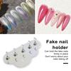 Nail Stand Sturdy Long Lifespan Nail Aurora Fantasy Practice Holder for Manicure Art Practice And Display