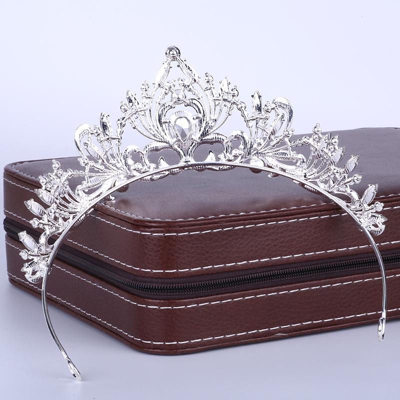 Свадебный головной убор, роскошная новая корона, свадебное платье в стиле барокко, аксессуары для волос с короной на день рождения