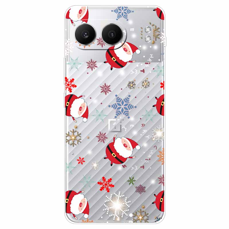 Чехол для Oneplus Nord 4 6,74'' Цветы Прозрачный ТПУ Силикон Funda Capa для Oneplus Nord 4 Nord4 5G Мягкие Чехлы Сумки
