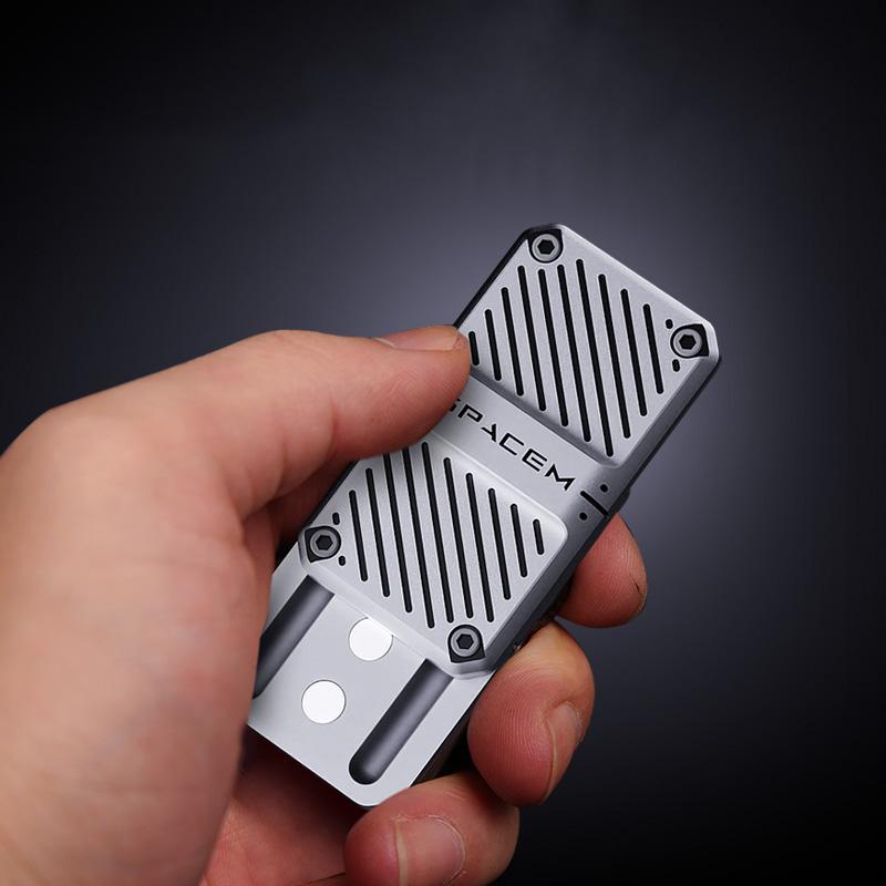 Машина Магнитный слайдер Push Fidget Toy Декомпрессионная металлическая EDC тактильная монета Fidget Spinner для взрослых Подарки для снятия стресса