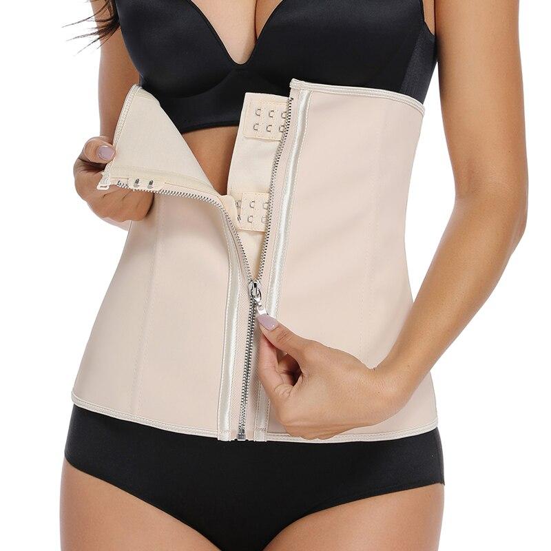 Latex Waist Trainer Cincher Corset for Women Weight Loss Shaper Belly Trimmer Belt Sauna Sweat Girdle Slimming Modeling Straps