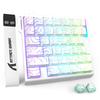 ATTACK SHARK M36HE Игровая Быстрая Проводная RGB RT 8000 Гц Опрос 128K Сканирование Магнитный Веб-Драйвер PBT Портативная Плетеная Конструкция Одноручная Клавиатура, Механическая,