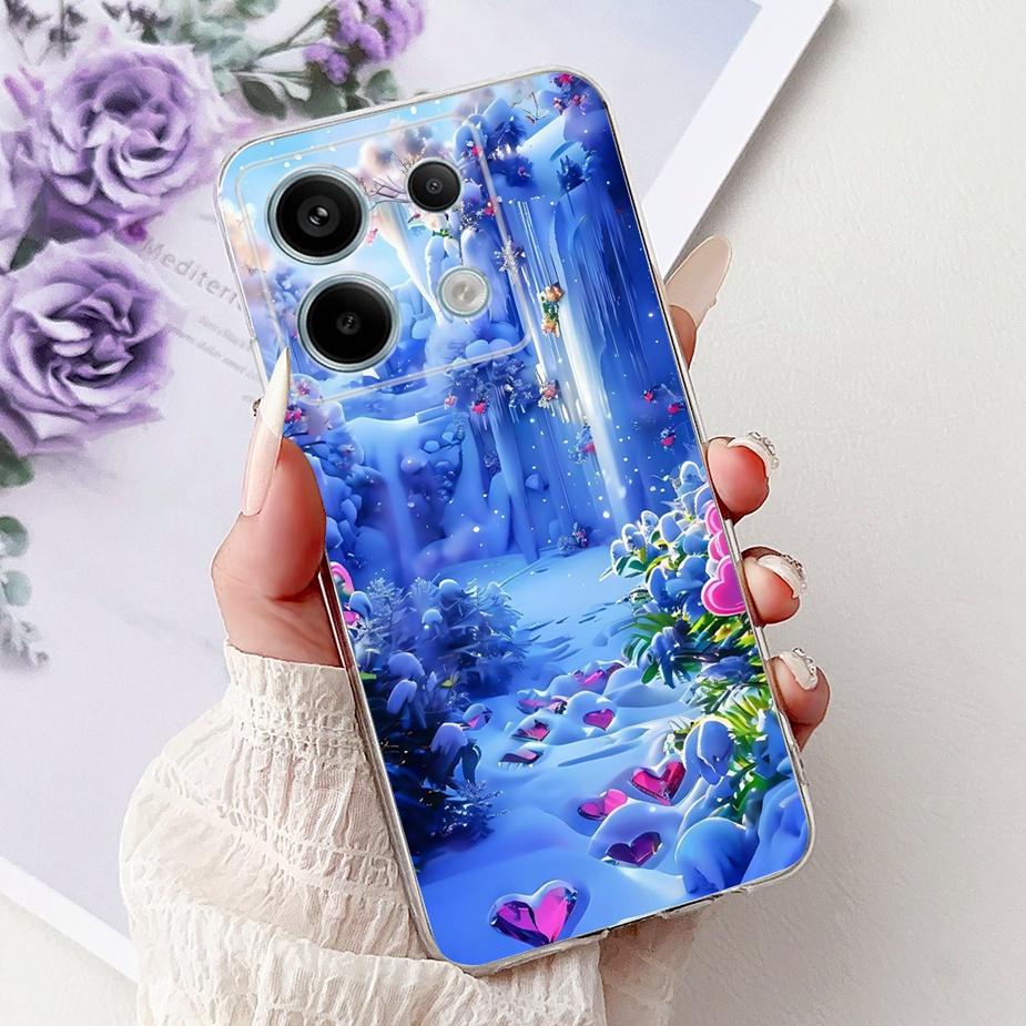 Чехол для Xiaomi Redmi Note 13 4G Note13 Pro Новая Мода Расписной Чехол Мягкий Силиконовый Чехол для Телефона Для Redmi Note 13 Pro Plus Fundas