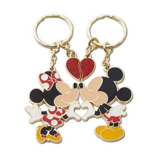 Mickey Minnie Pair Keychain Disney Souvenir Tokyo Resort Limited
