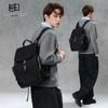Whale Language Vintage Genuine Leather Laptop Backpack for Men - Stylish College Student Bag