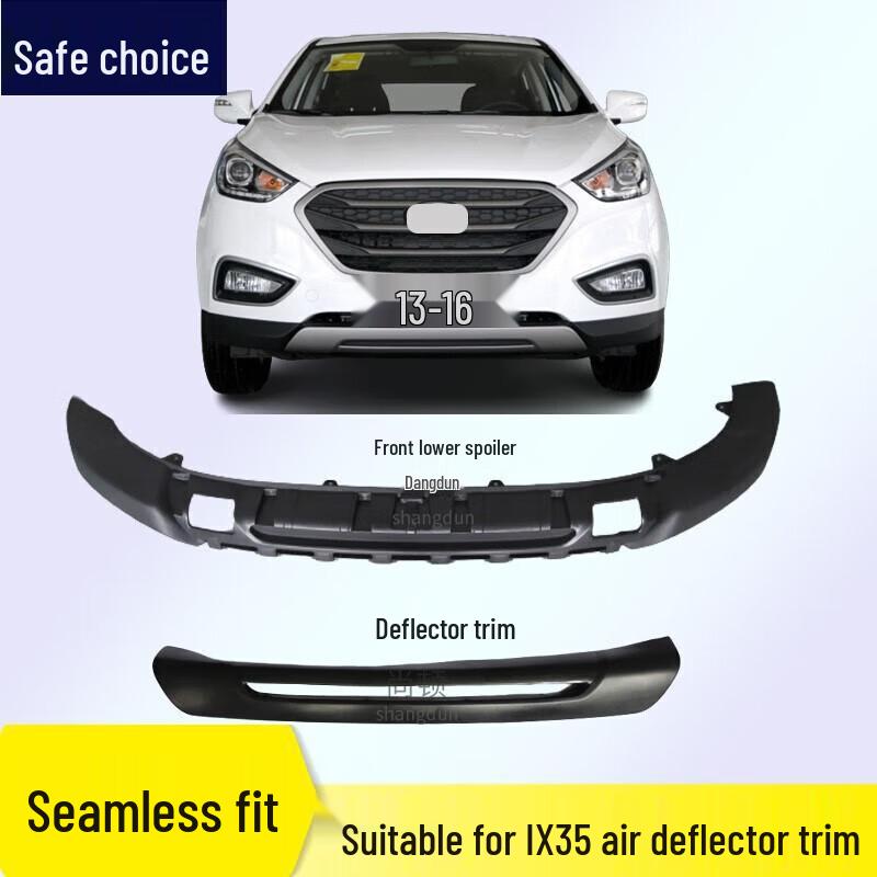 Front Grille Kit for Hyundai IX35 2009-2016: Mesh, Bumper Diffuser, Fog Light Bezels