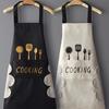 Holiday Apron - Christmas Halloween Thanksgiving Easter Kitchen Apron with Pockets, Adjustable Baking BBQ Fun Gift for Cooks