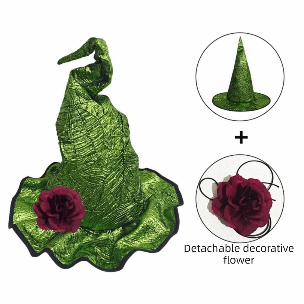 Twisted Wizard Cap Adjustable Masquerade Cap Party Props Halloween Witch Hat Cosplay Event