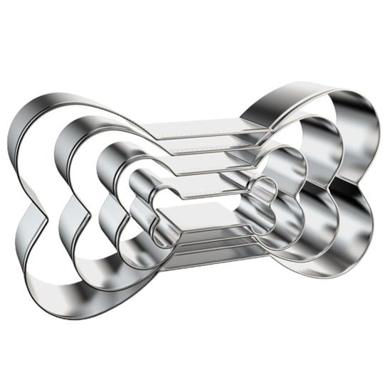 4Pcs/Set Biscuit Resistant Mold Heat Non-stick DIY Dog Bones/Claws Cookie Mold Kitchen Utensils