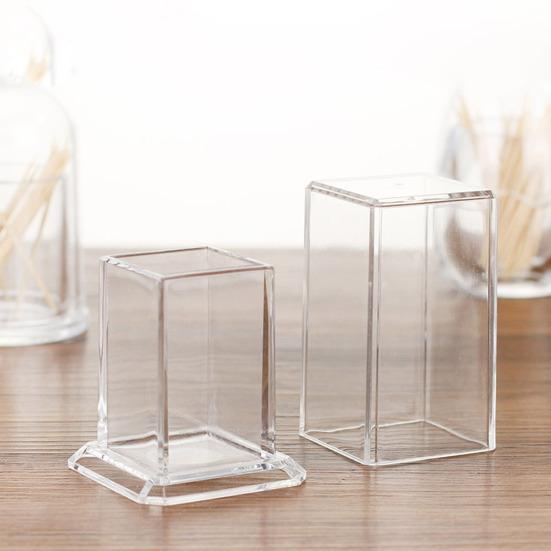 Useful Toothpick Dispenser Large Capacity Storage Sealed Visible Design Container Household Supply