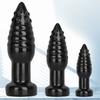 Трехразмерная заостренная анальная пробка с присоской Анальные секс-игрушки Анальные игрушки для фистинга Анальное расширение