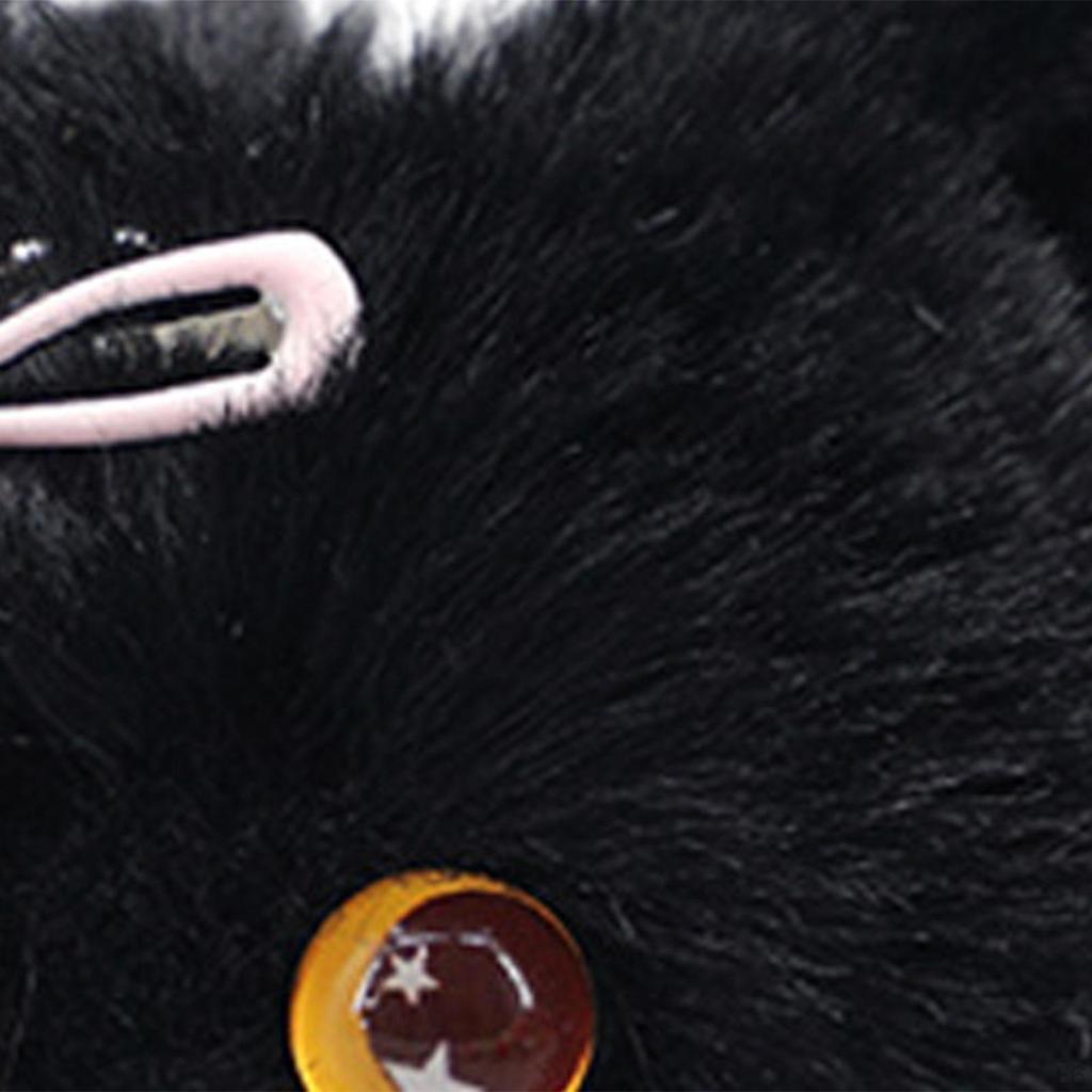 Плюшевый брелок для ключей в виде кошки, подвесной аксессуар, украшение для куклы из мультфильма