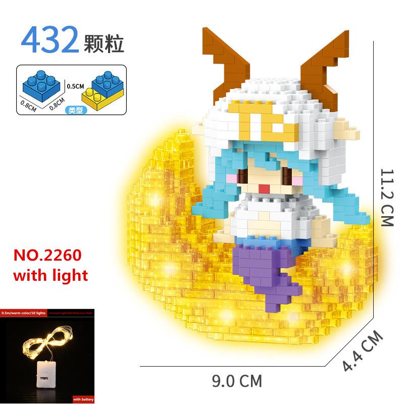 Микро строительные блоки космическая аэрокосмическая серия светящаяся фигурка астронавта со светом DIY кирпичи набор игрушек для детей рождественский подарок