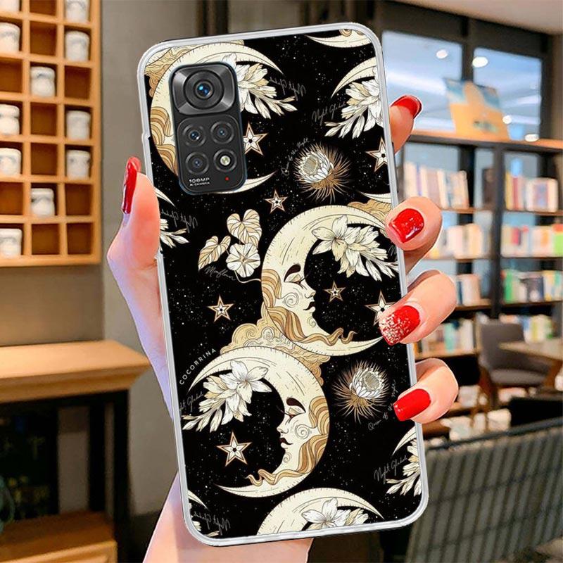Funny Sun Moon Face Cover Phone Case For Xiaomi Redmi Note 15 14 13 12 11 10 Pro Plus 14S 12S 11S 11T 11E 10S Soft Fundas Shell