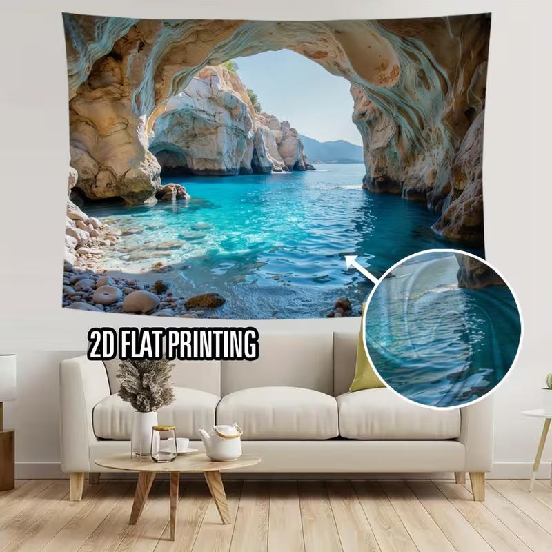 2D Ocean Cave Background for Nature Themed Events and Photoshoot
